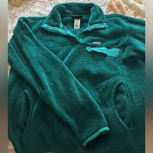 Patagonia Turquoise Snap Fleece